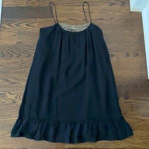 Rory Beca Black Silk Mini Dress Size XS